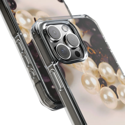 Clear Magnetic Phone Case – Noir Pearl
