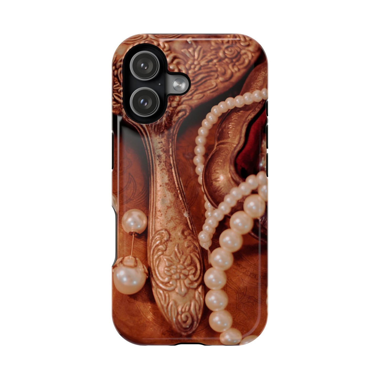 Impact-Resistant Phone Case – Bronze Vanity