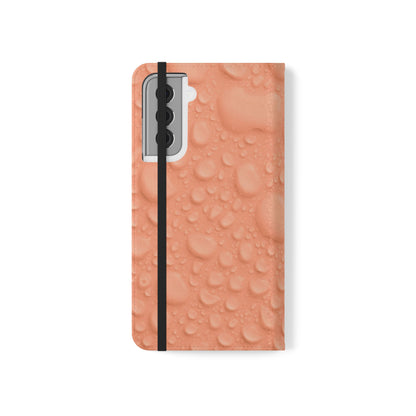 Flip Case - Apricot Rain