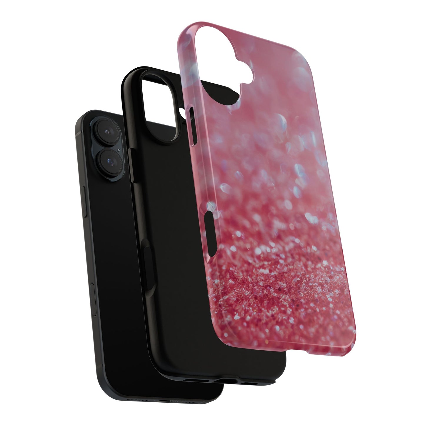 Protective Phone Case – Rosé Sparkle