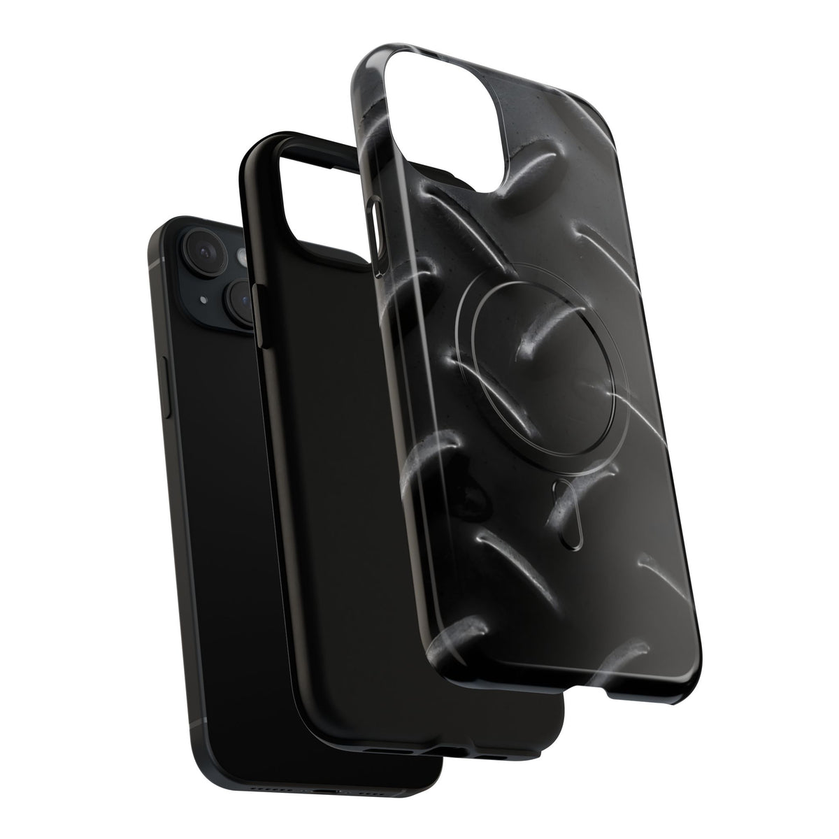 Protective Magnetic Phone Case – Blackout Plate