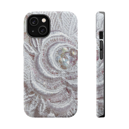 Wireless-Charging Compatible Case – Lace Veil