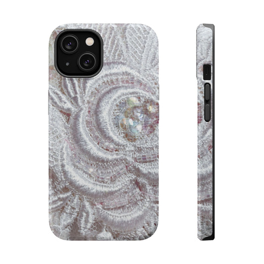 Wireless-Charging Compatible Case – Lace Veil