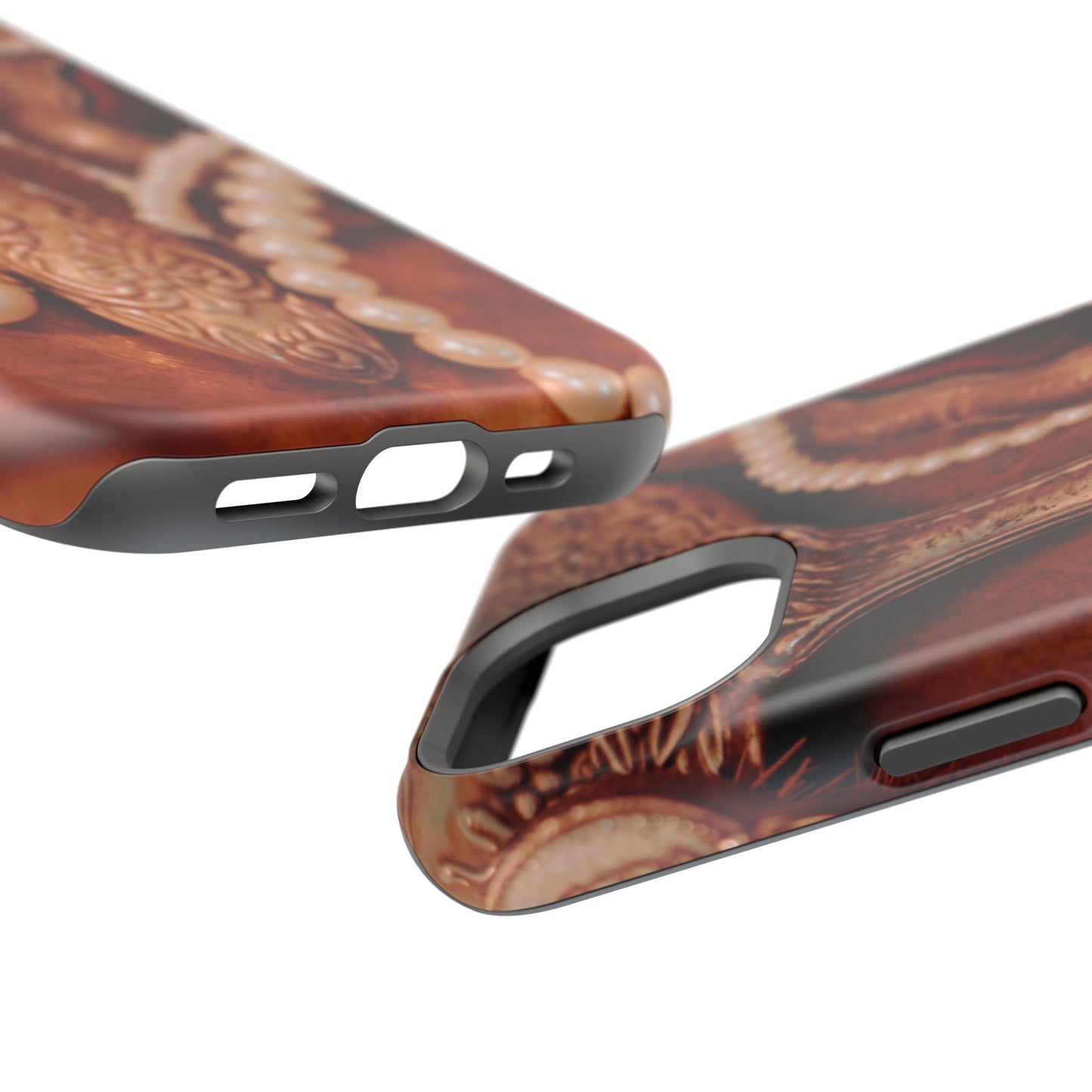 Impact-Resistant Phone Case – Bronze Vanity