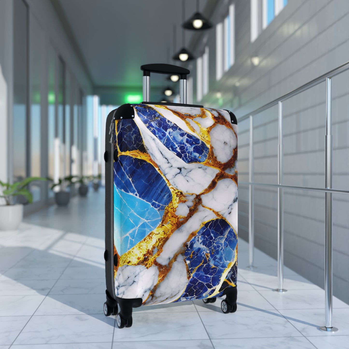 Hardshell Suitcase – Sapphire Vein