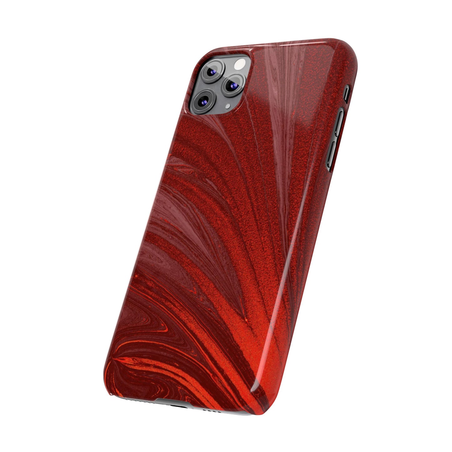 Slim Phone Case — Crimson Current