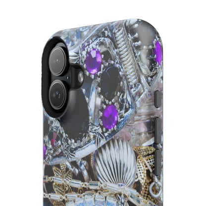 Impact-Resistant Phone Case – Chrome Jewel