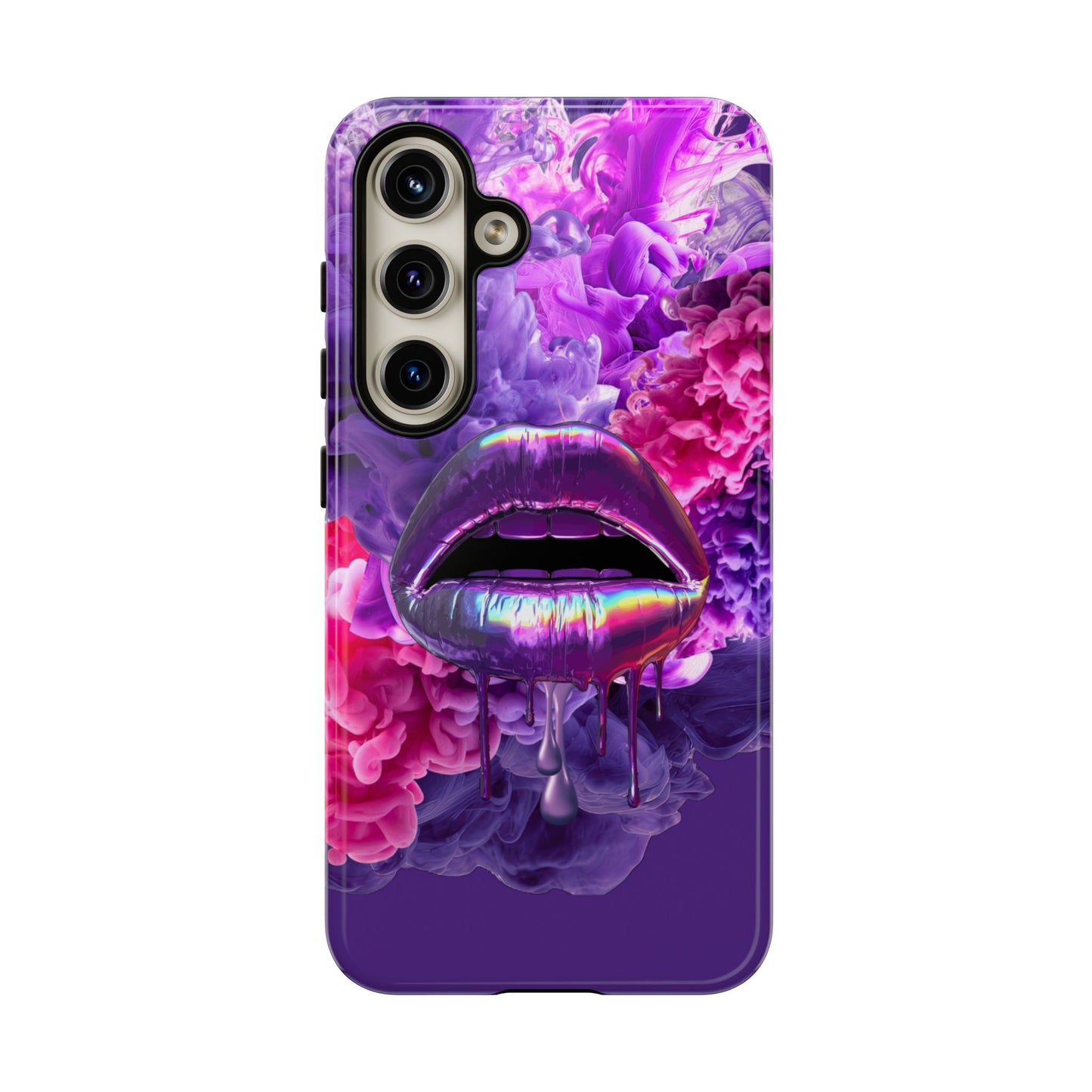 Protective Phone Case – Purple Haze Lips