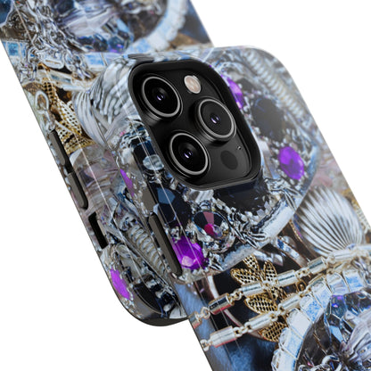 Impact-Resistant Phone Case – Chrome Jewel