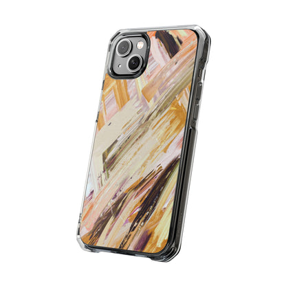 Clear Magnetic Phone Case – Brush & Bronze