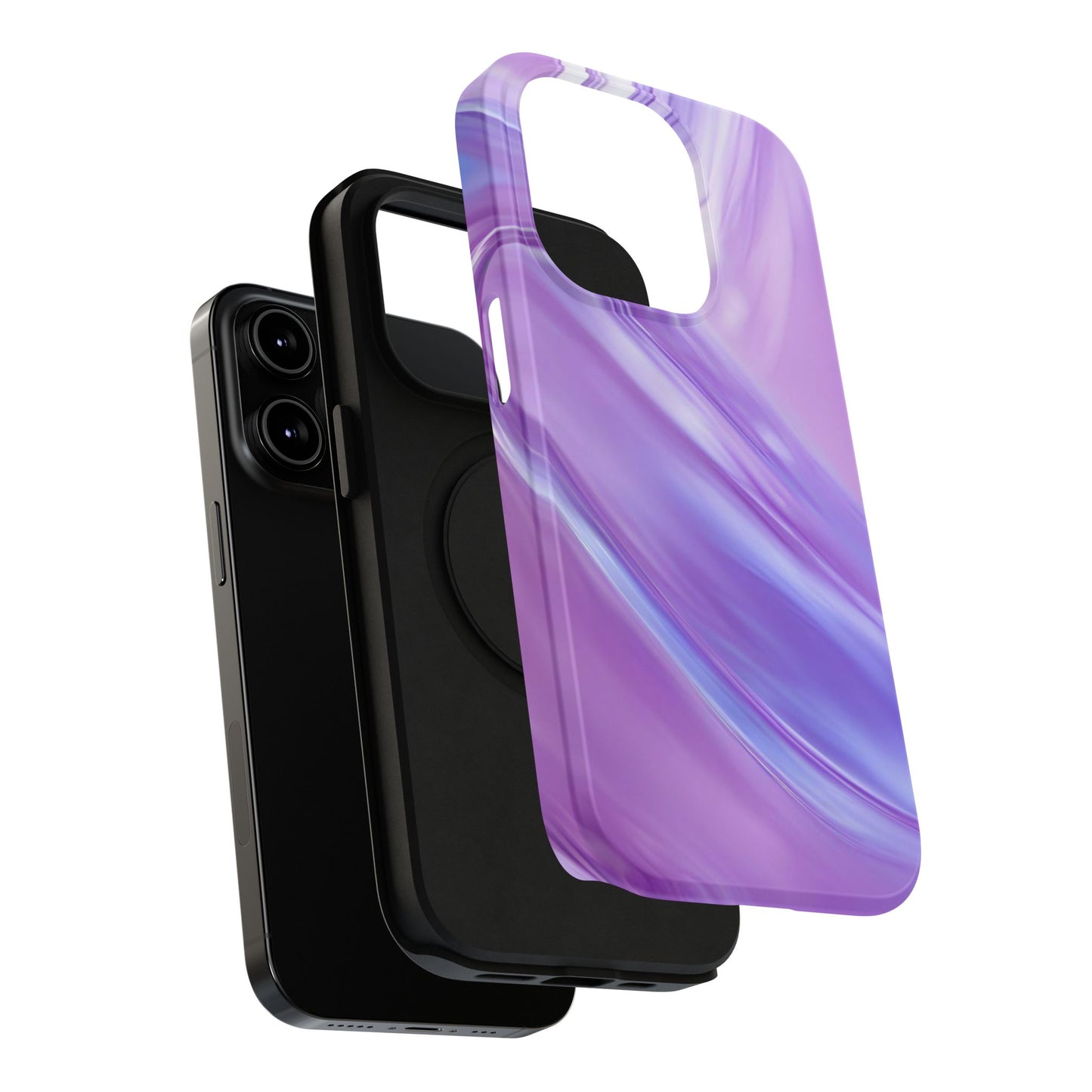 Impact-Resistant Phone Case – Lavender Wave