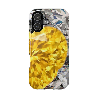 Impact-Resistant Phone Case – Heart of Gold