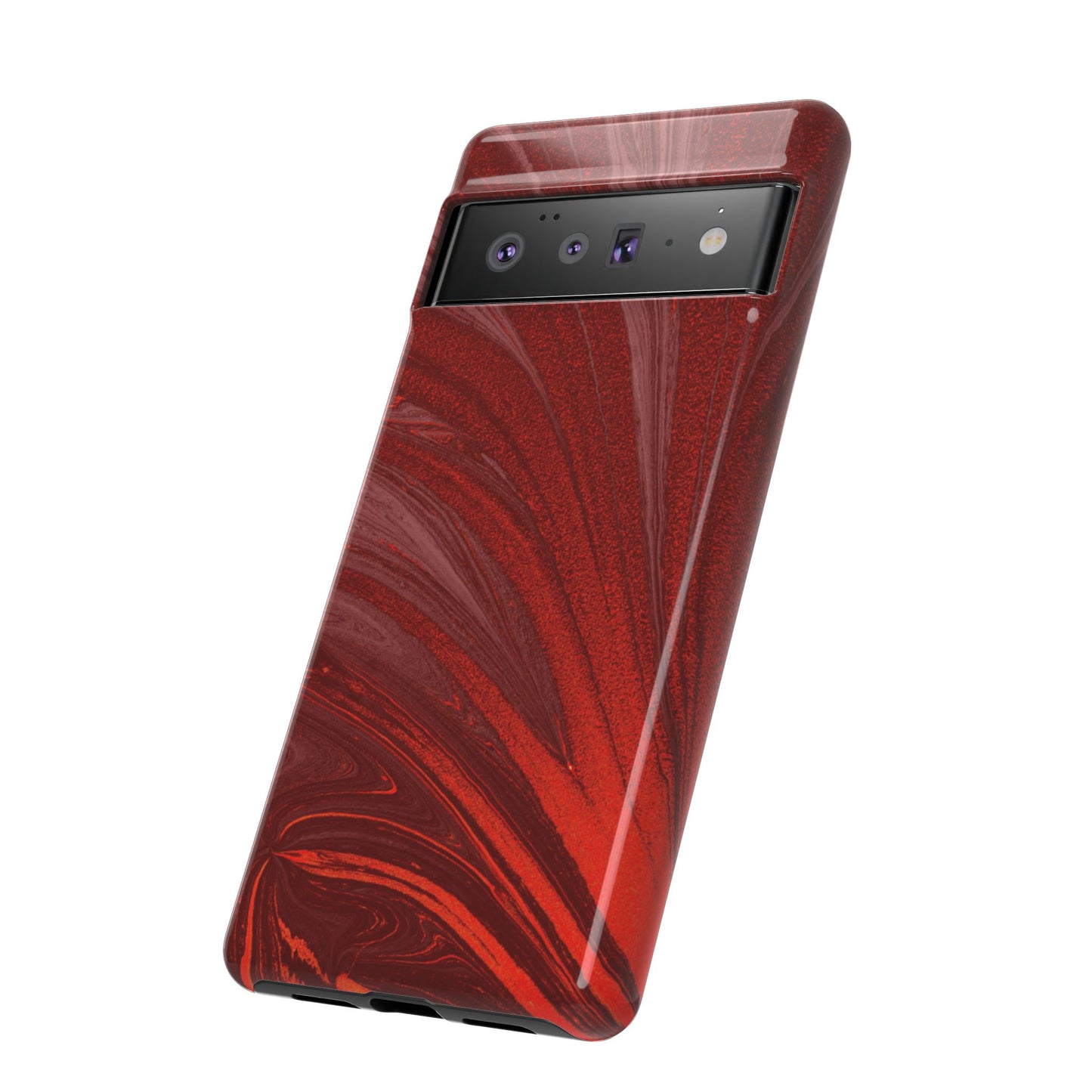 Protective Phone Case – Crimson Current