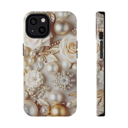 Impact-Resistant Phone Case – Ivory Opulence