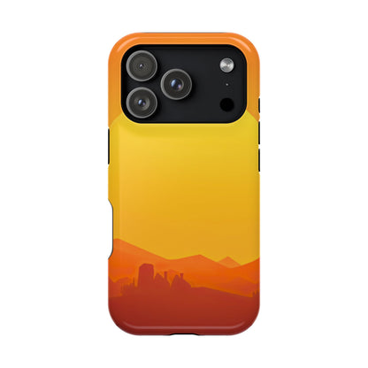 Wireless-Charging Compatible Case – Desert Sunrise