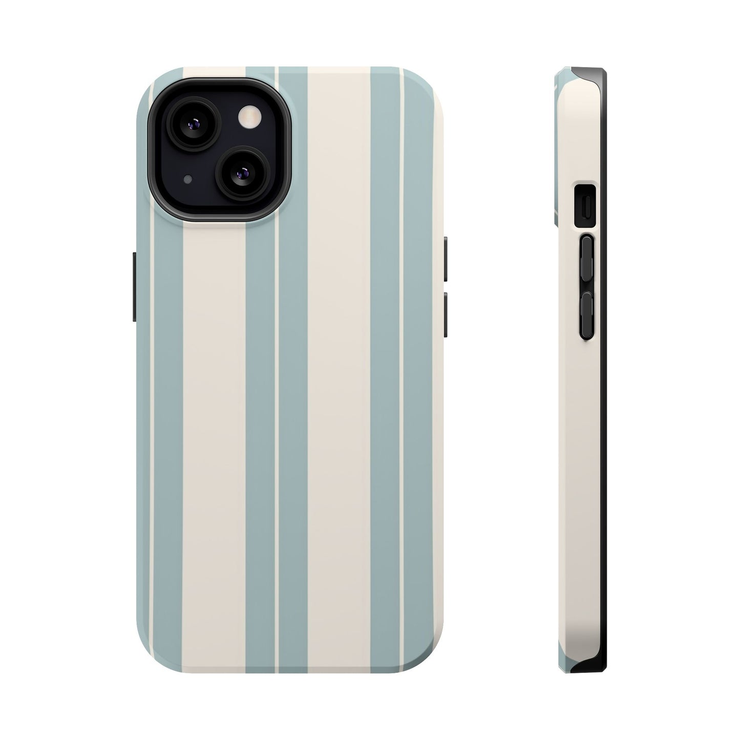 Wireless-Charging Compatible Case – Coastal Stripe