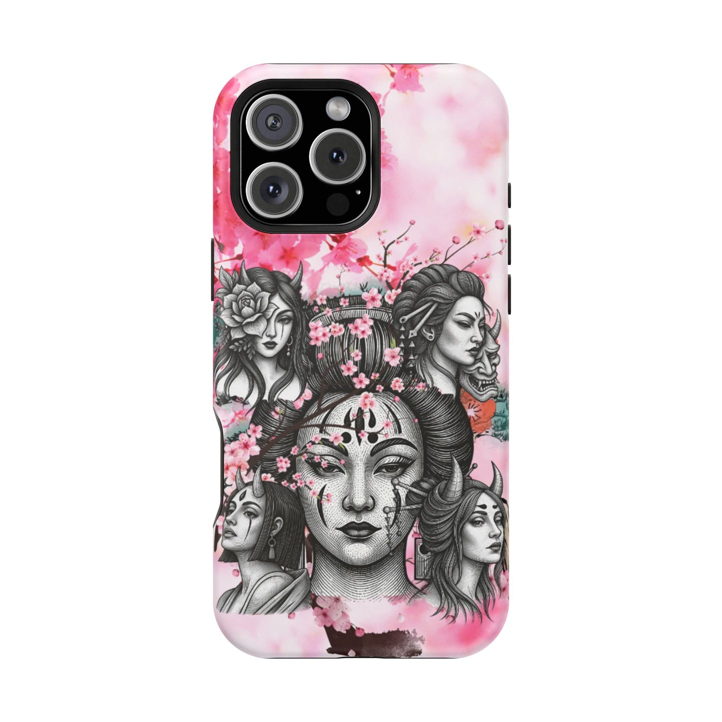 Wireless-Charging Compatible Case – Blossom & Thorn