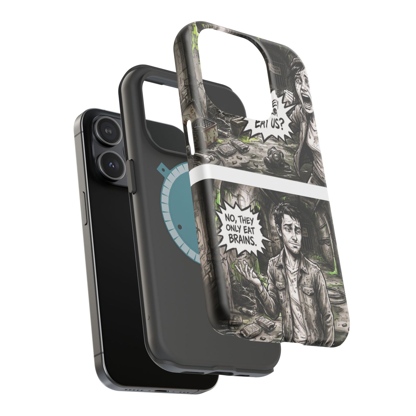 Wireless-Charging Compatible Case – Brains Only