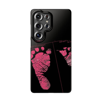 Snap Phone Case – Mom’s Little Pink Footprints