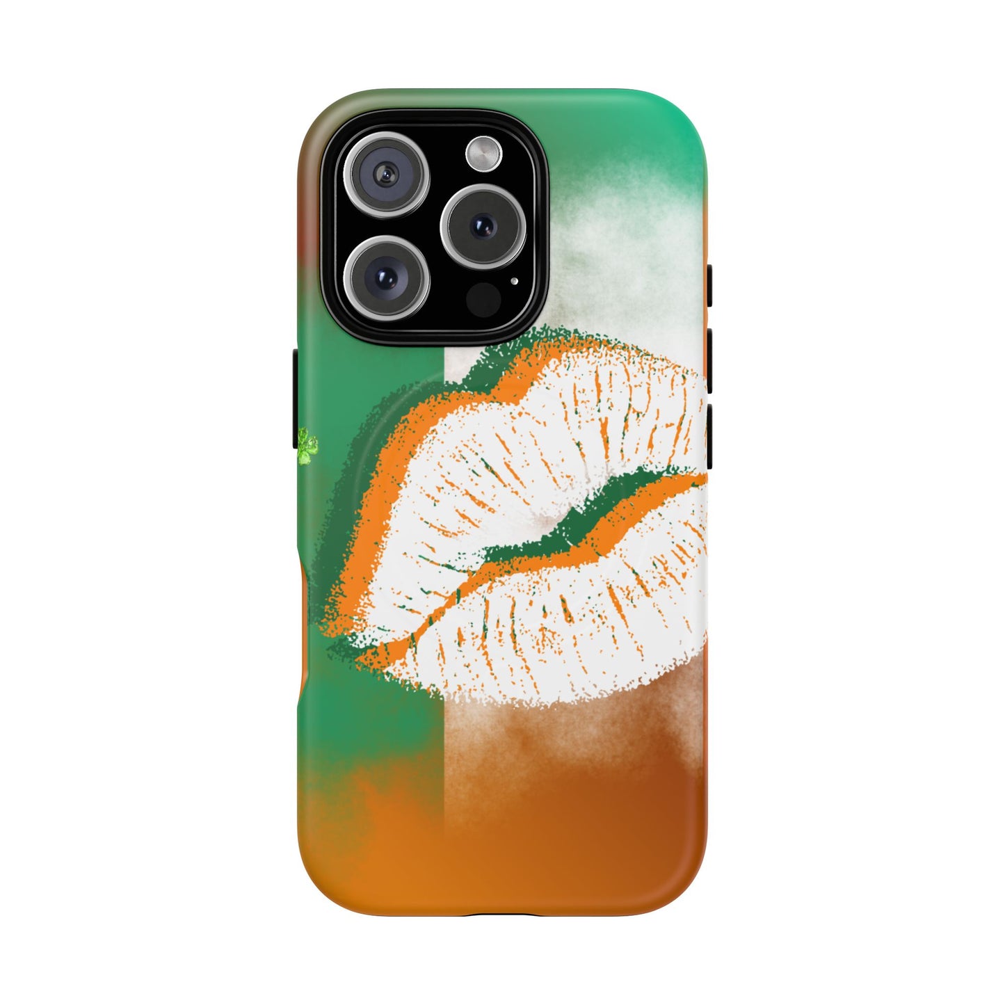 Dual-Layer Phone Case – Irish Lip St. Patrick’s Day Design