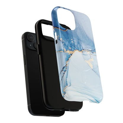 Protective Magnetic Phone Case – Blue Agate