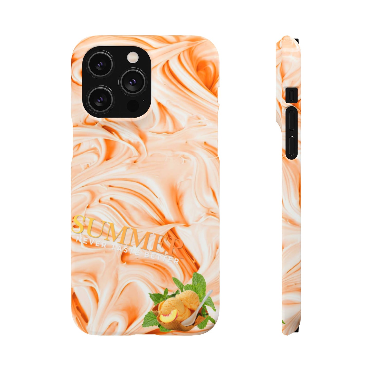 Snap Phone Case – Peach Sorbet