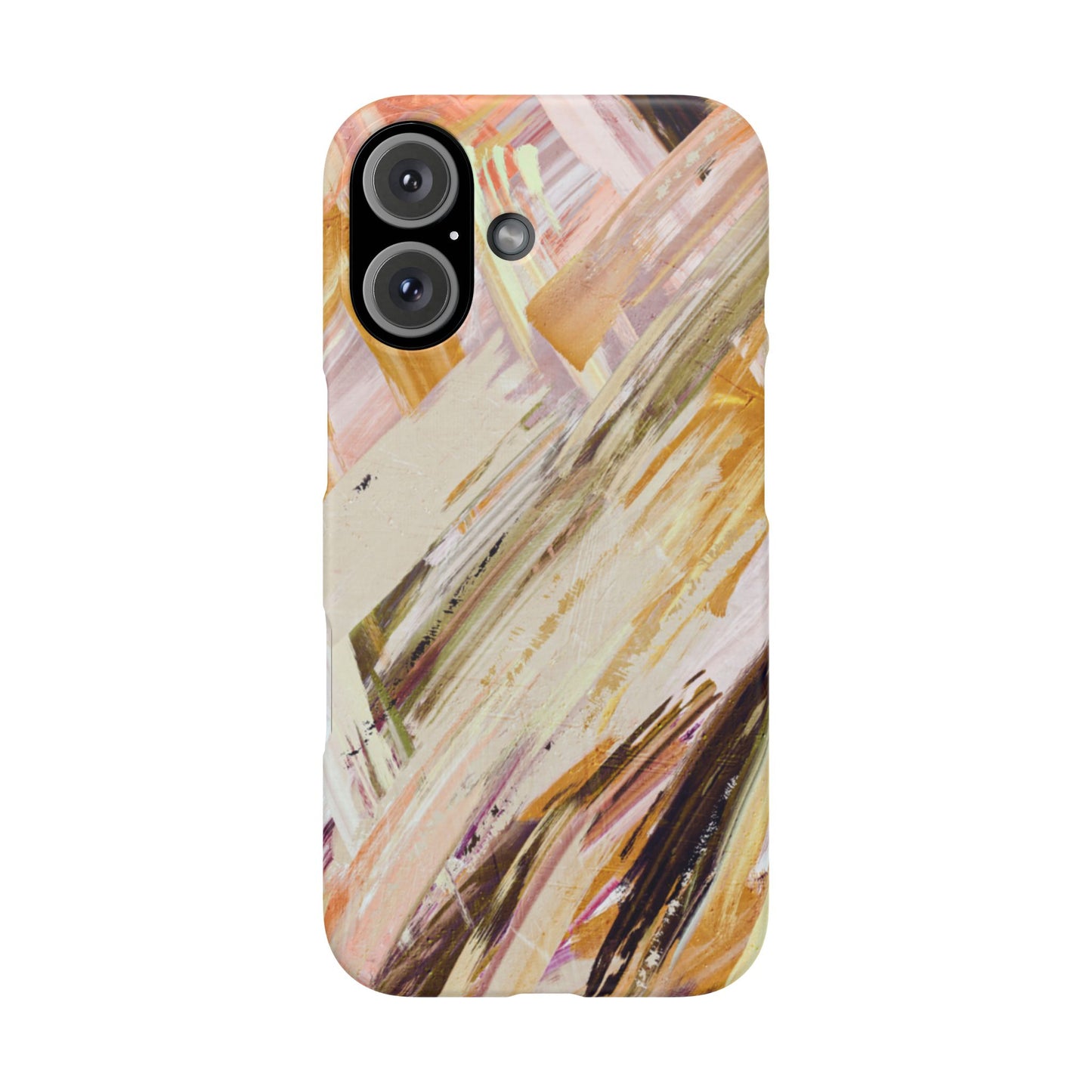 Snap Phone Case – Brush & Bronze