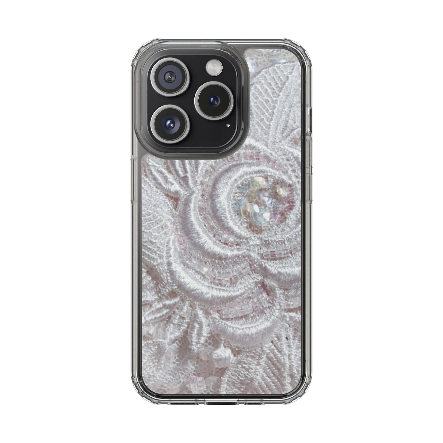 Clear Phone Case – Lace Veil