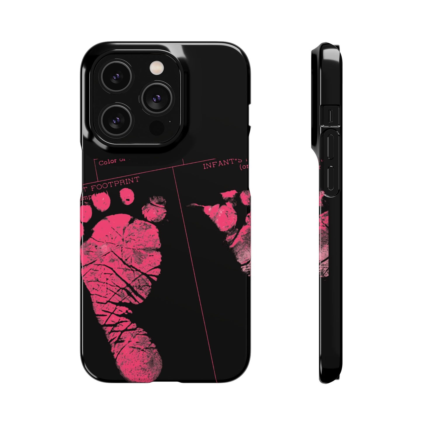 Snap Phone Case – Mom’s Little Pink Footprints