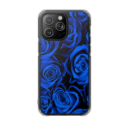 Clear Magnetic Phone Case – Midnight Bloom