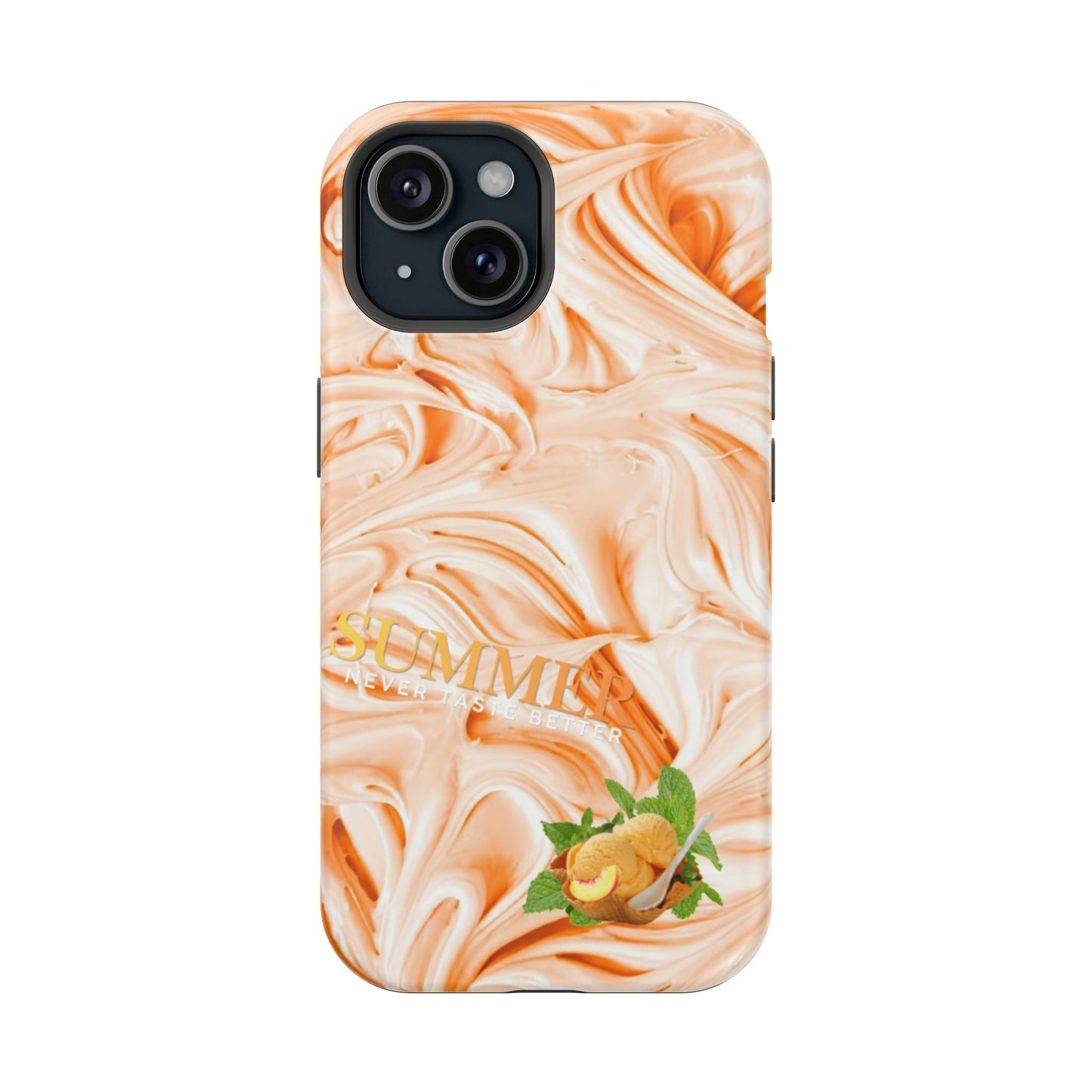 Wireless-Charging Compatible Case – Peach Sorbet