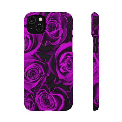 Snap Phone Case – Amethyst Roses