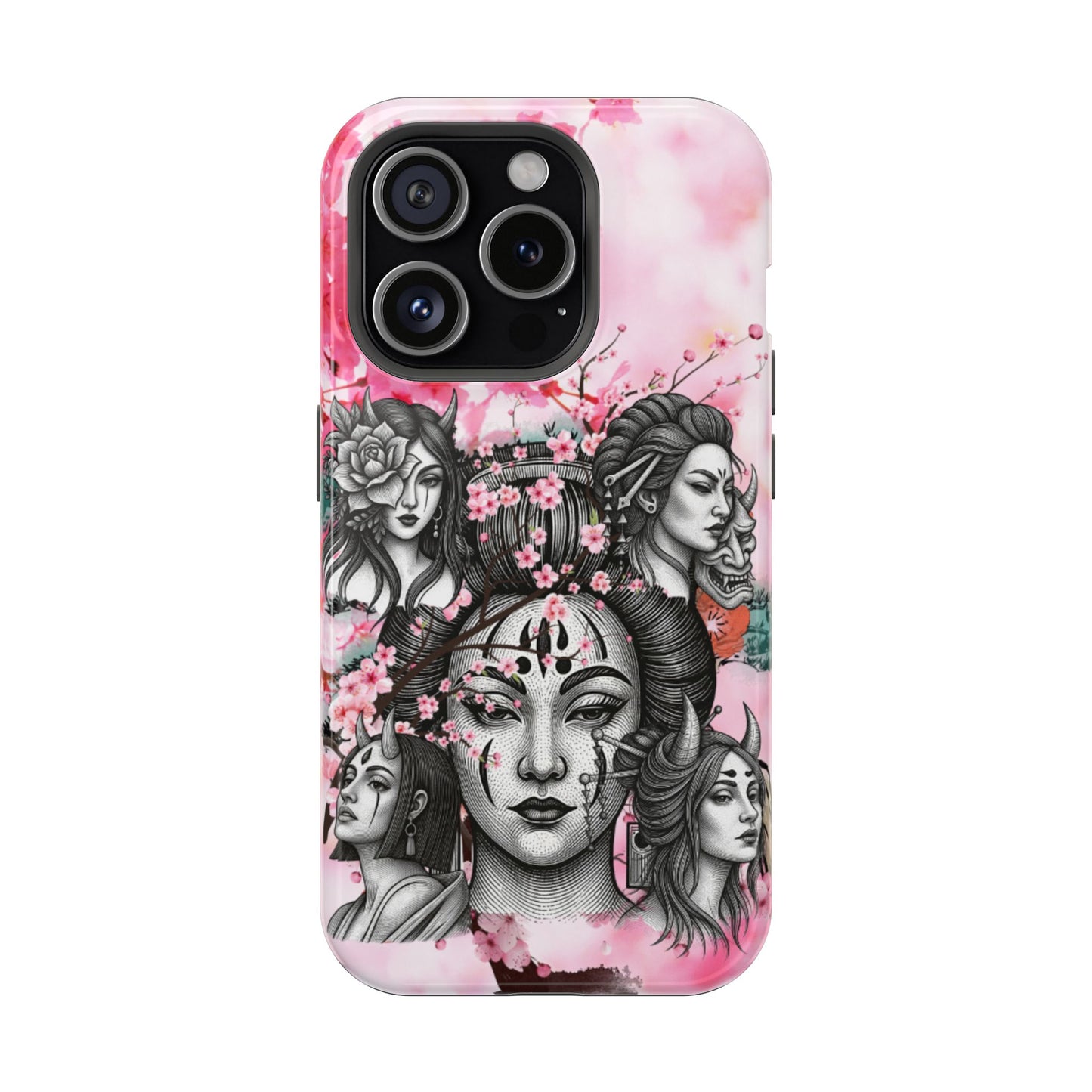 Wireless-Charging Compatible Case – Blossom & Thorn