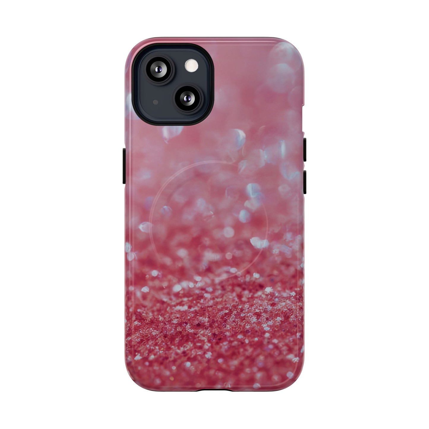 Protective Magnetic Phone Case – Rosé Sparkle