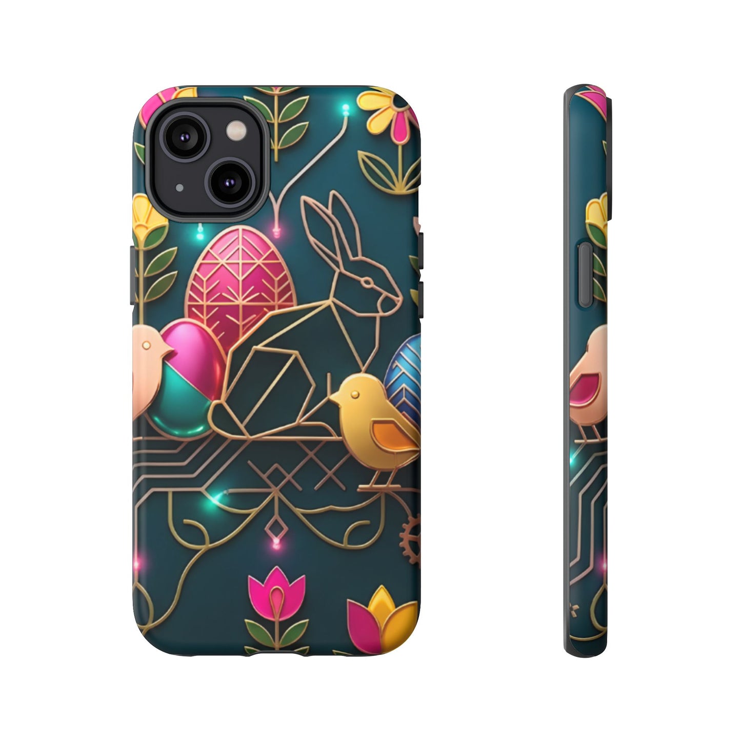Protective Phone Case – Jeweled Garden