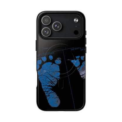 Protective Magnetic Phone Case – Mom’s Little Blue Footprints