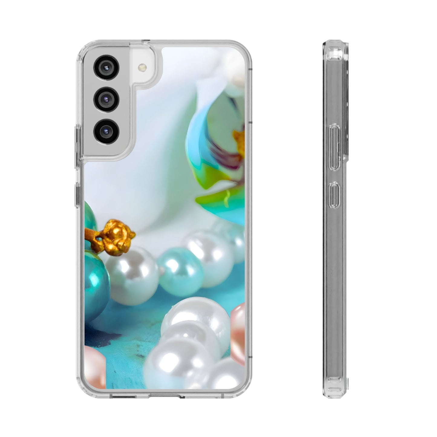 Clear Phone Case – Mermaid's Pearl