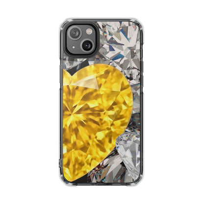 Clear Magnetic Phone Case – Heart of Gold