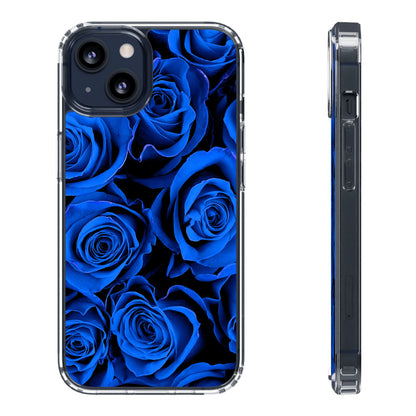Clear Phone Case – Midnight Bloom