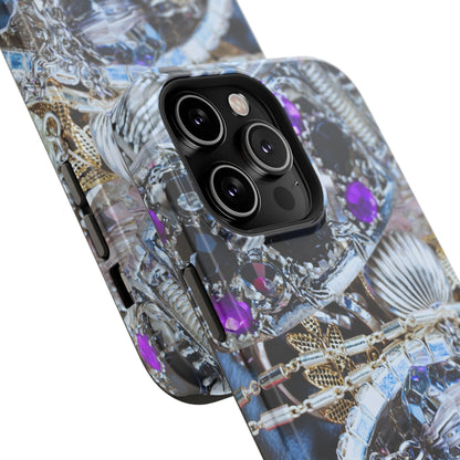 Impact-Resistant Phone Case – Chrome Jewel