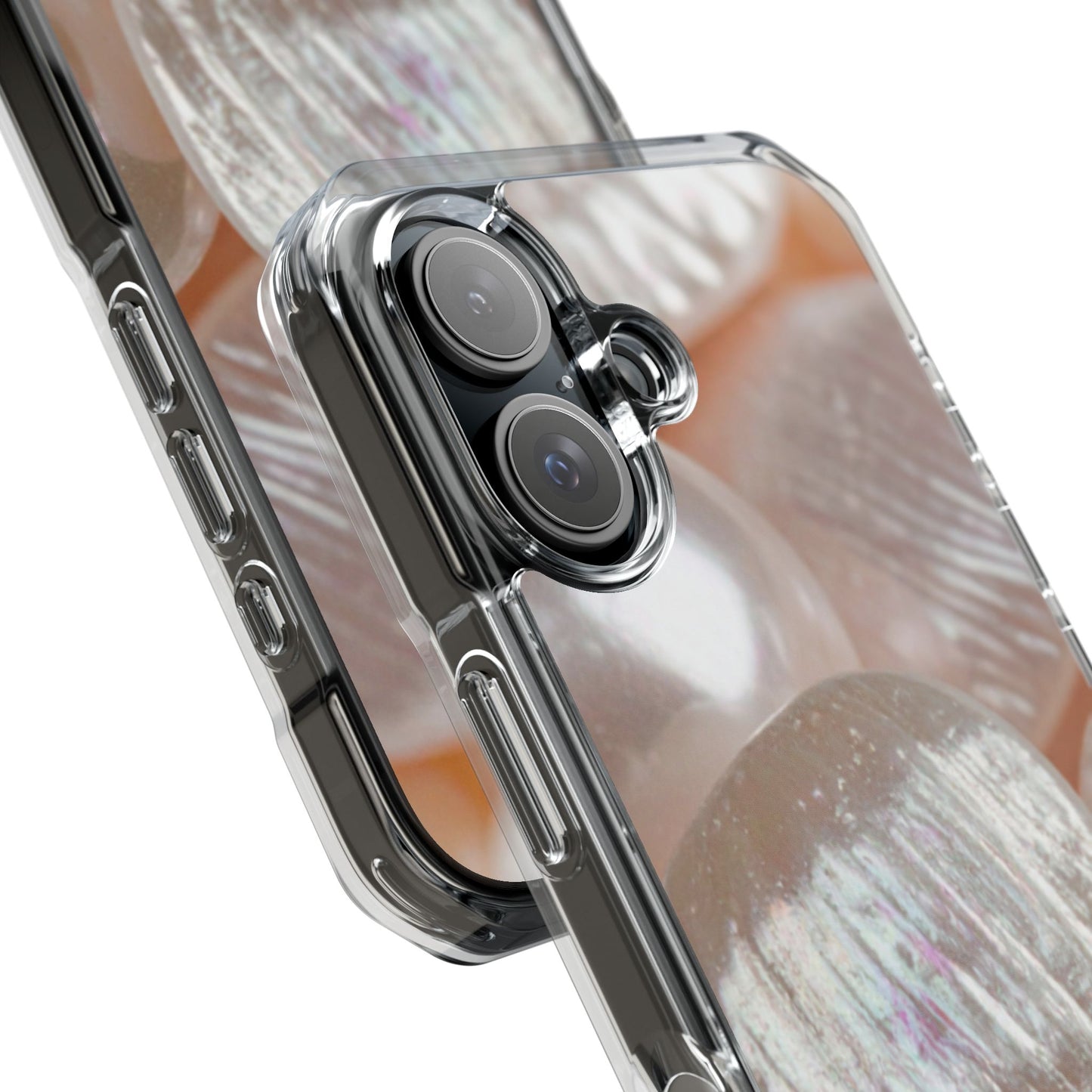 Clear Magnetic Phone Case – Blush Pearl