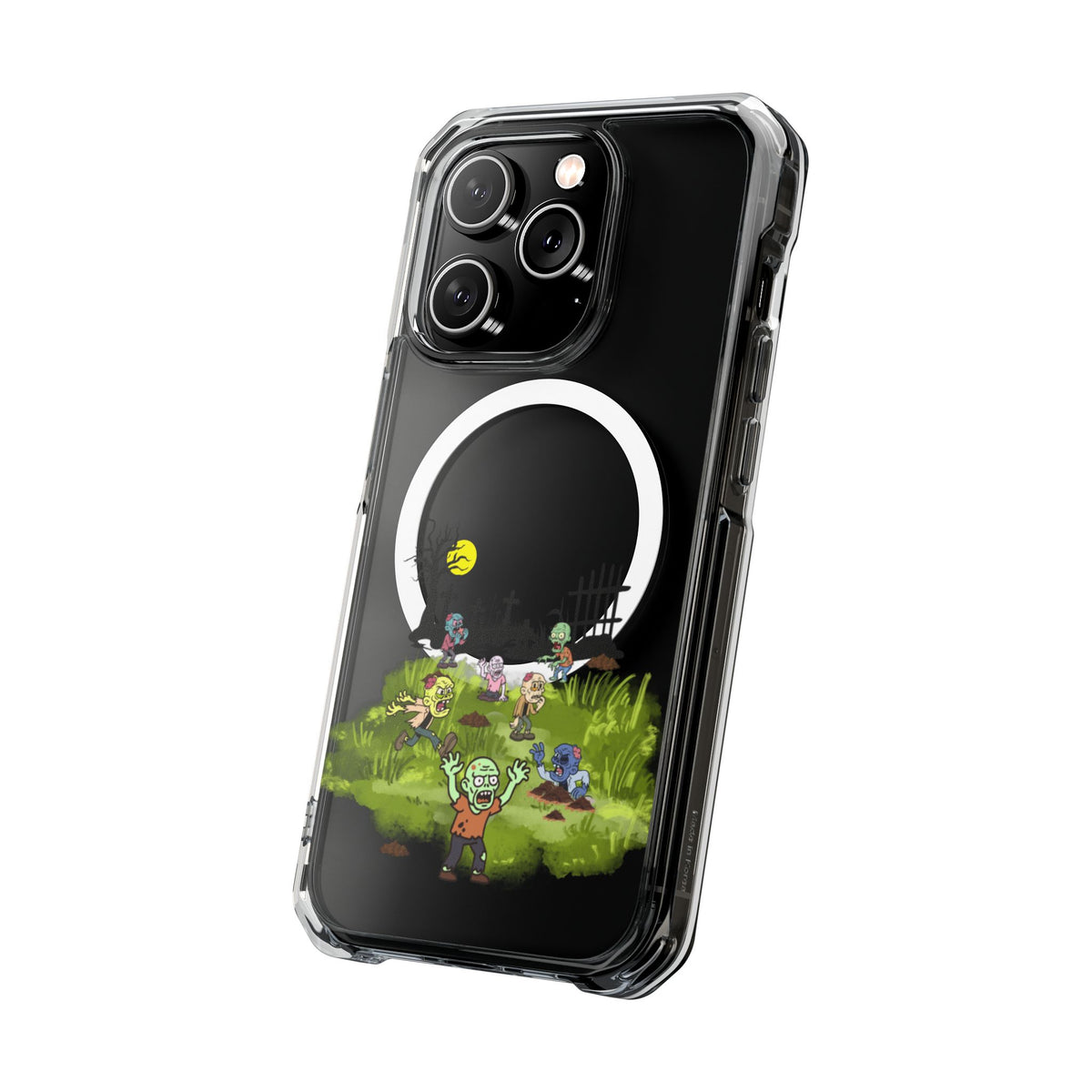 Clear Magnetic Phone Case – Graveyard Shift