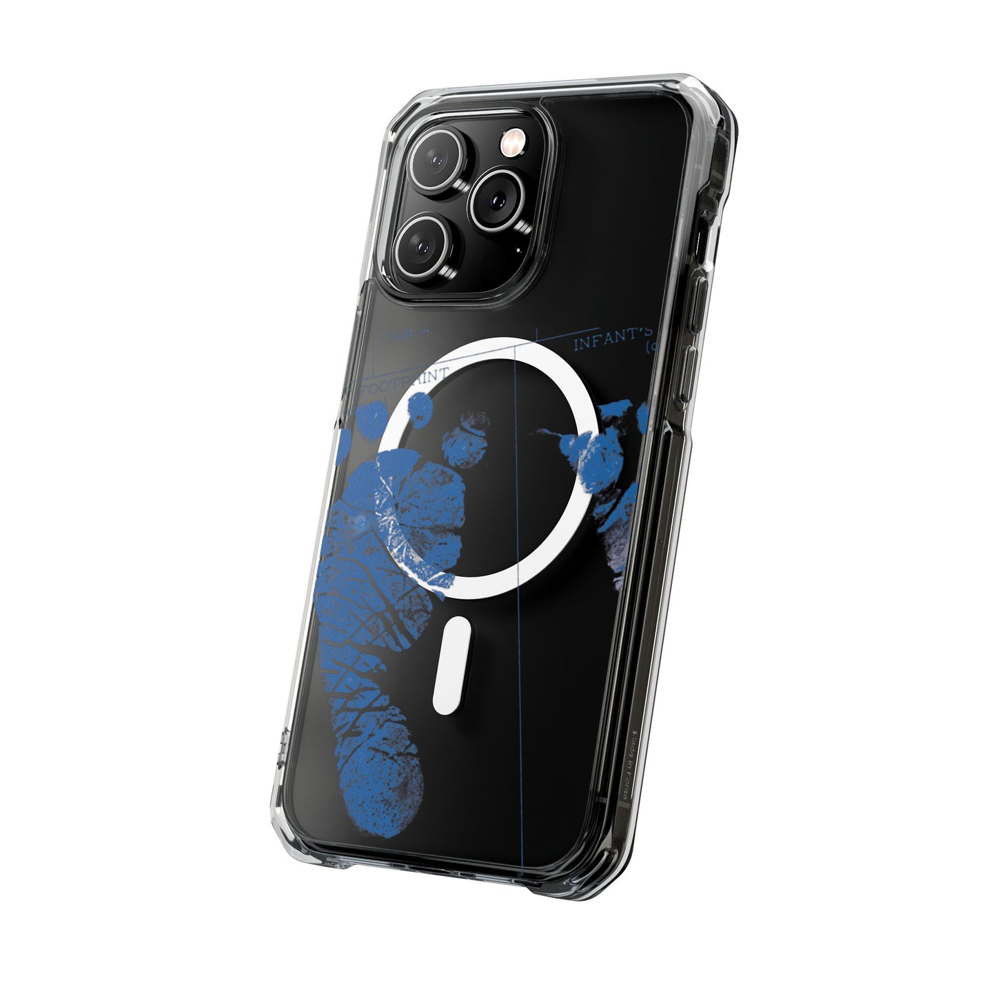 Clear Magnetic Phone Case – Mom’s Little Blue Footprints