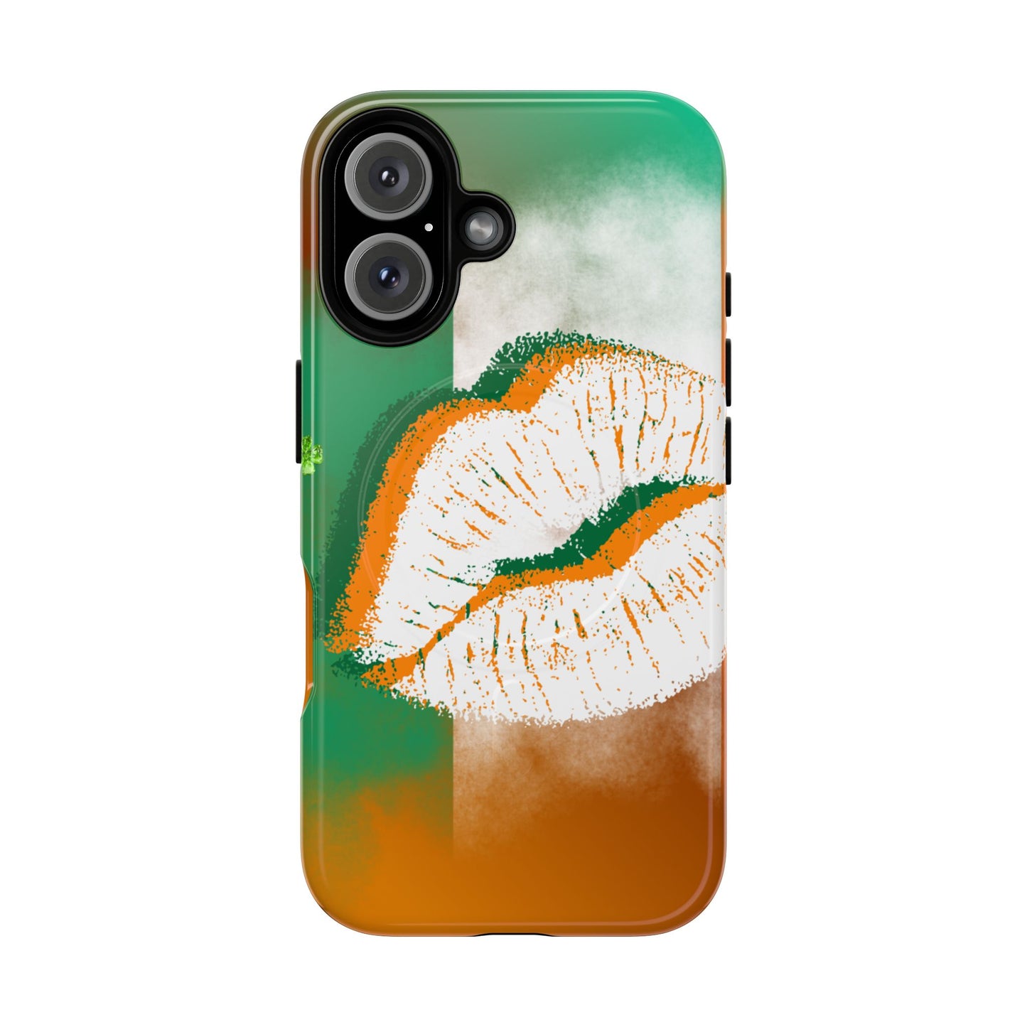 Dual-Layer Phone Case – Irish Lip St. Patrick’s Day Design