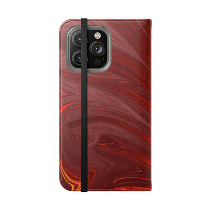 Flip Case – Crimson Current