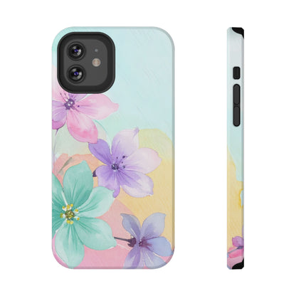 Impact-Resistant Phone Case – Water Petal