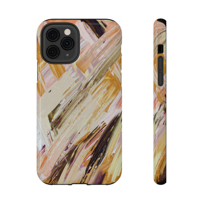 Impact-Resistant Phone Case – Brush & Bronze