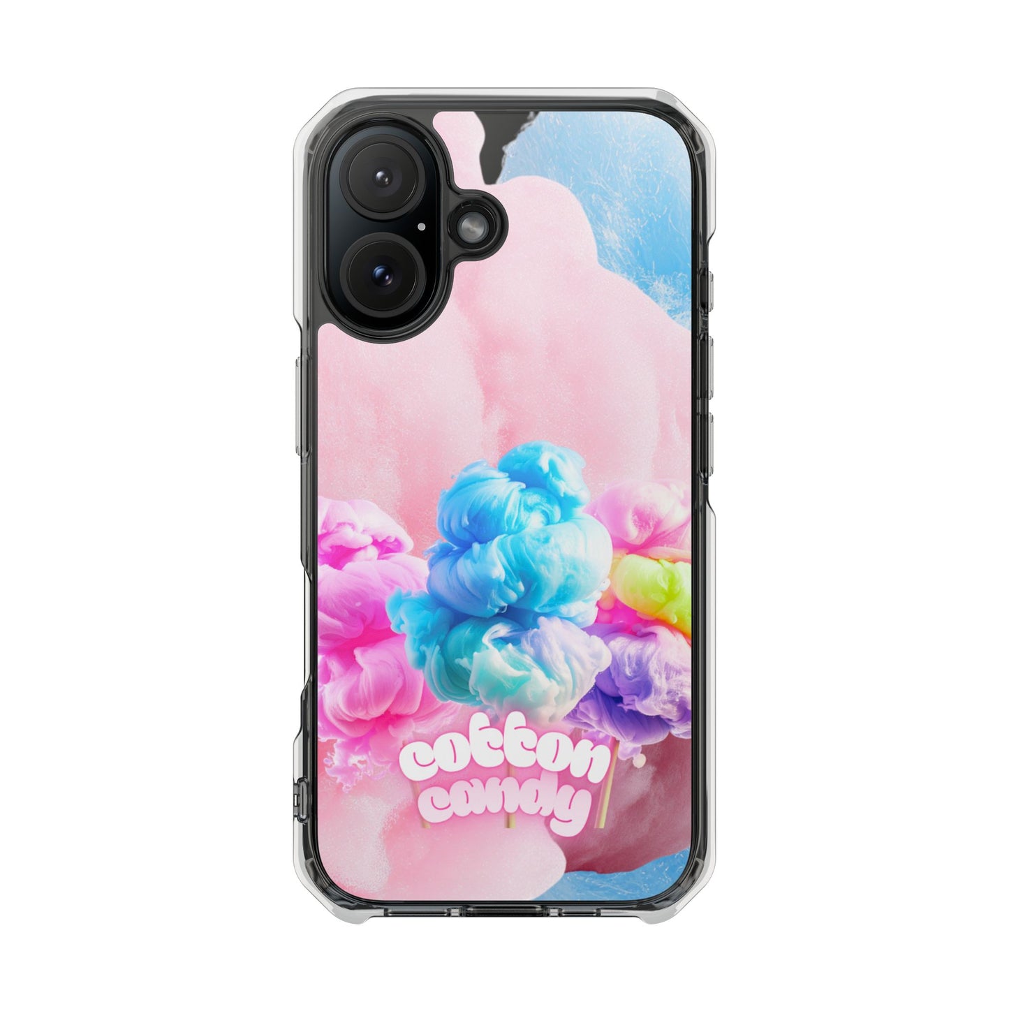 Clear Magnetic Phone Case – Cotton Candy Dream