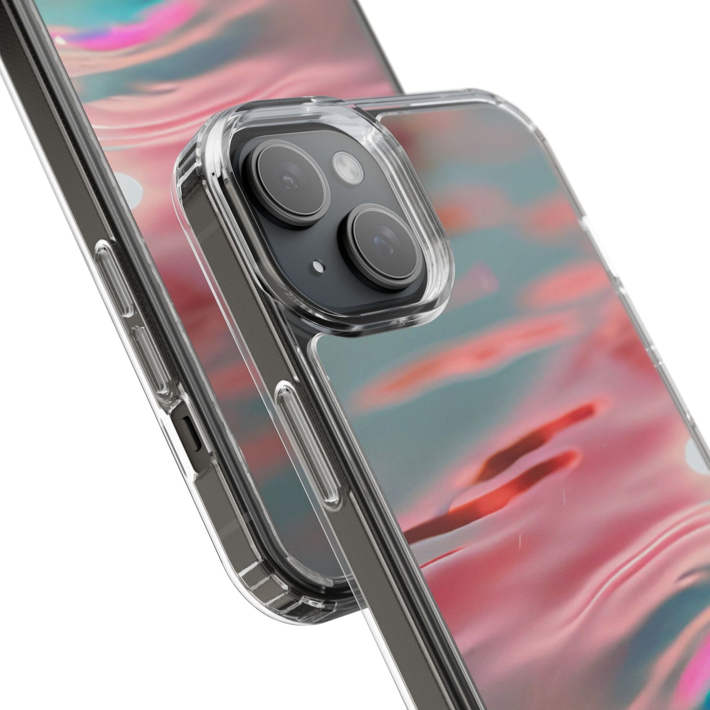 Clear Phone Case – Liquid Sunset