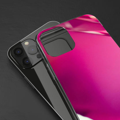 Clear Phone Case – Magenta Motion